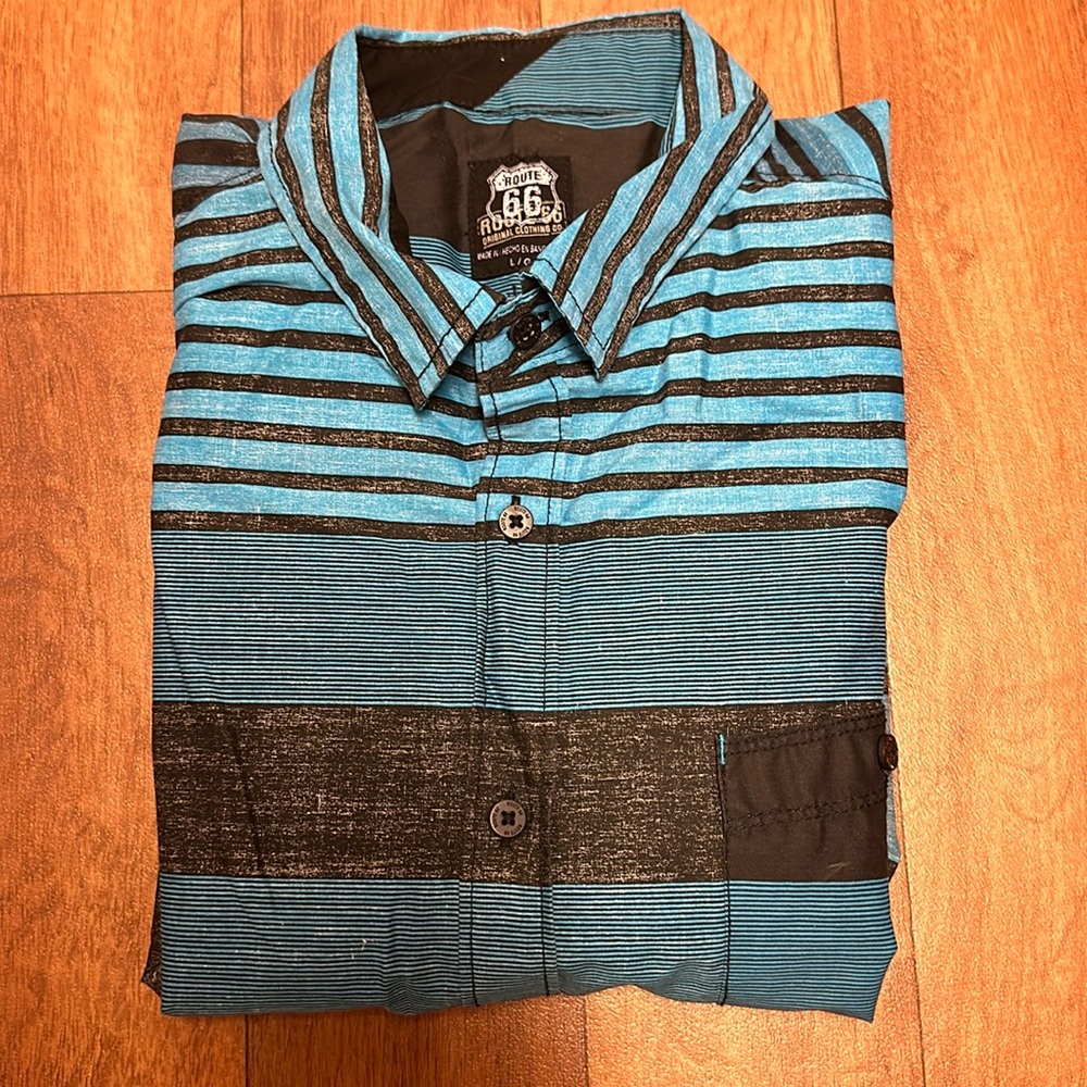 Route 66 Button Down Shirt